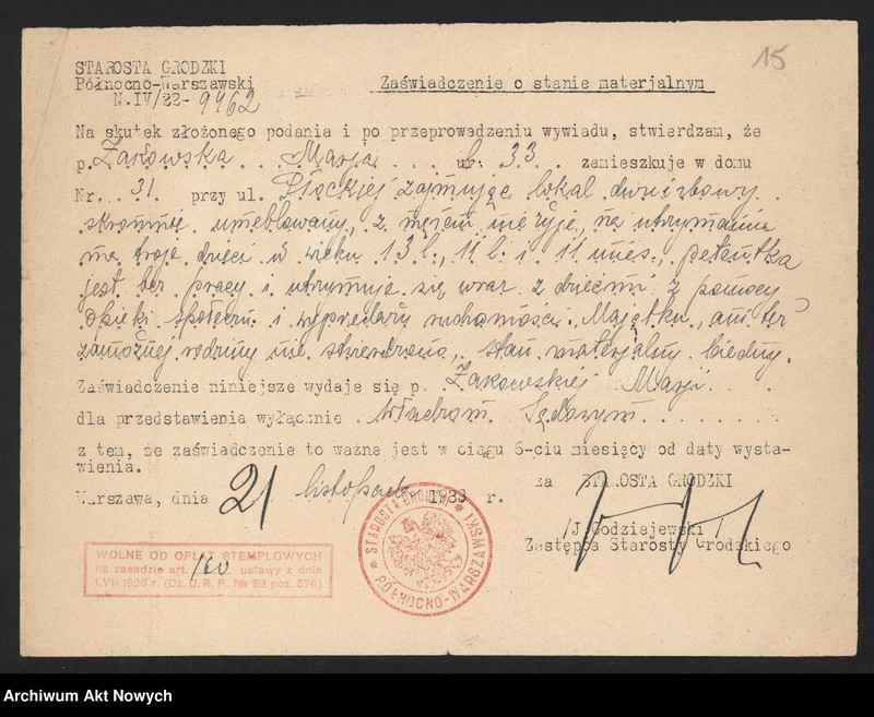 image.from.unit.number "Żaboklicka K. - Żyżkowski Stanisław; L.15-16, Żeliński Władysław; L.21-23, Żmijewska Eugenja, list Juliusza Żuławskiego"