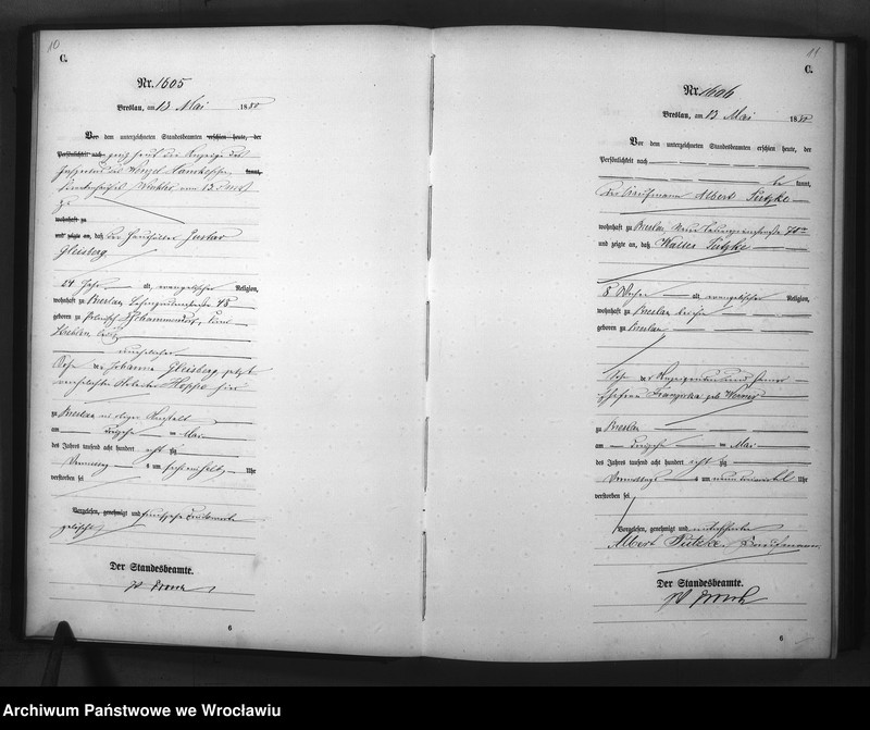 image.from.unit.number "Sterbe-Haupt-Register Breslau II 1880 Band 5"