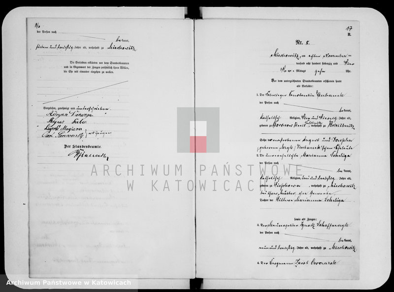 image.from.unit.number "Księga małżeństw za rok 1874 [nr 1 - 13]"