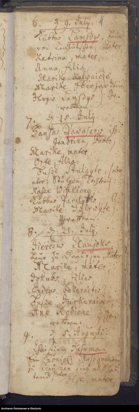 image.from.unit.number "Taufregister der Kirche zu Jodlauken"