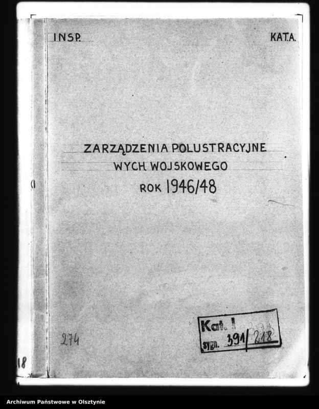 image.from.unit.number "Zarządzenia polustracyjne wydz. Wojskowych"