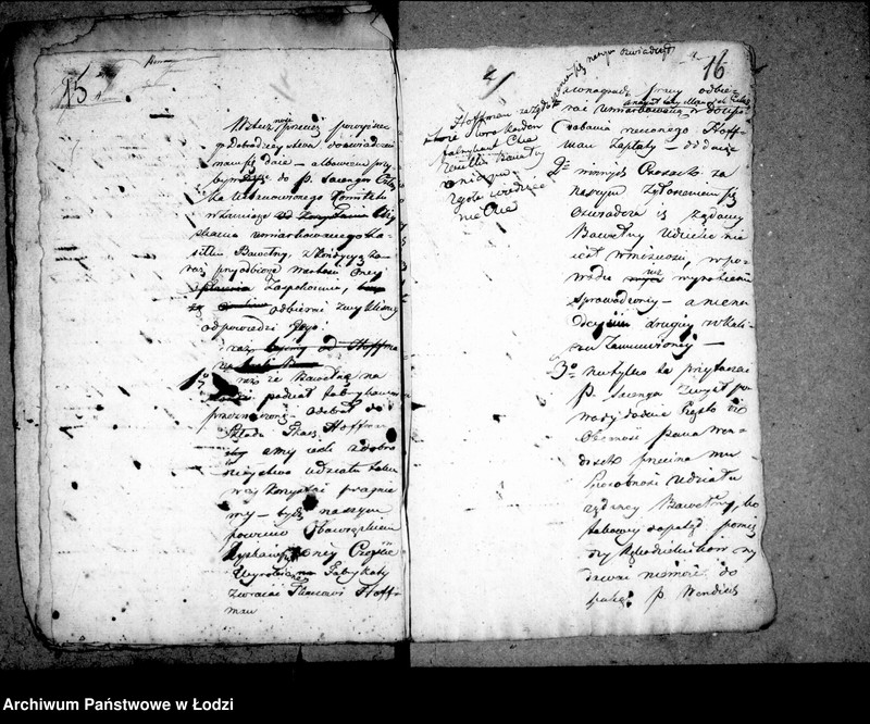 Obraz 14 z jednostki "Akta tyczące się rozmaitych zażaleń ze strony fabrykantów i zaszłej w tej mierze korespondencji"