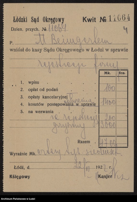 Obraz 6 z jednostki "Matys Bajmgarten – pośrednictwo handlowe"