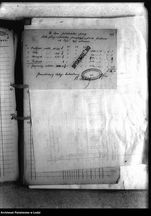 Obraz 14 z jednostki "Listy płacy [robotników pracujących przy robotach budowlanych]"