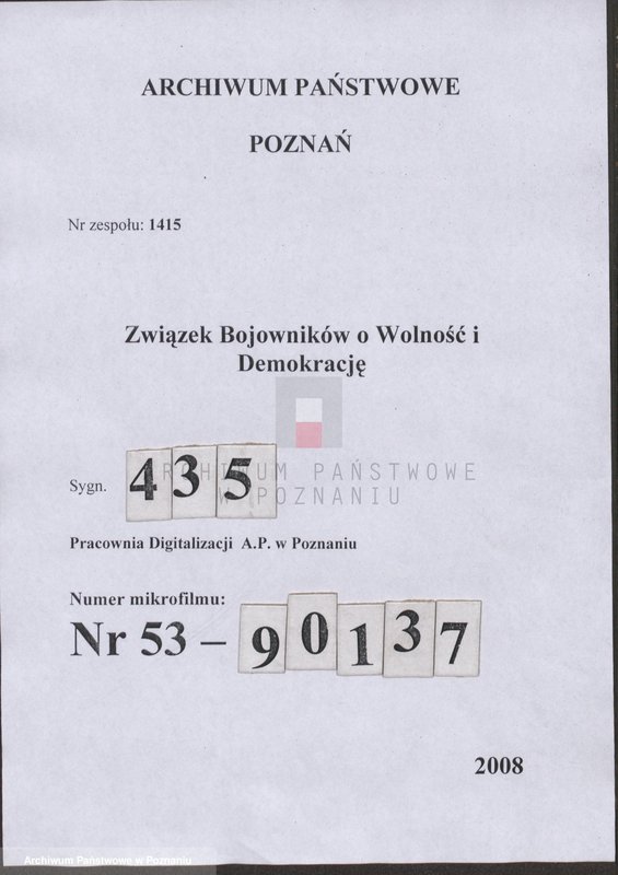 Obraz 1 z jednostki "Życiorysy powstańców wielkopolskich: K - tom Xll /Krystians Franciszek - Kubiak Jan/."