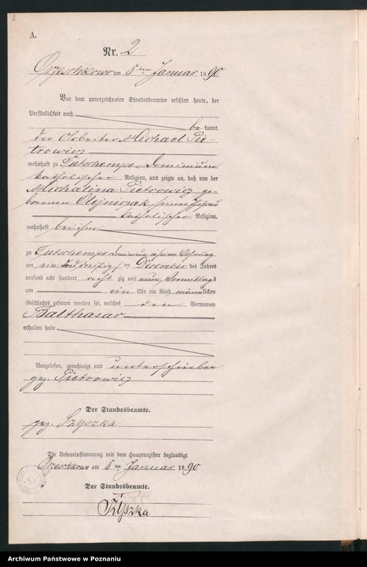 Obraz 5 z jednostki "Księga urodzeń"