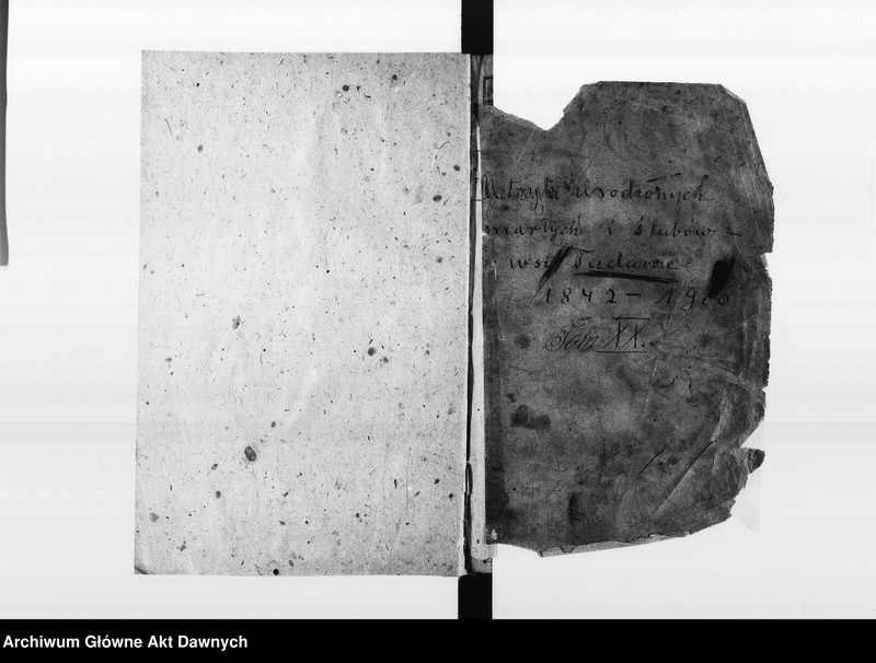 image.from.unit.number "Parafia: Tadanie. Dekanat: Gliniany. Księga metrykalna urodzeń 1845-1887, ślubów 1846-1893 i zgonów 1840-1899 dla wsi Tadanie. Tom XX."