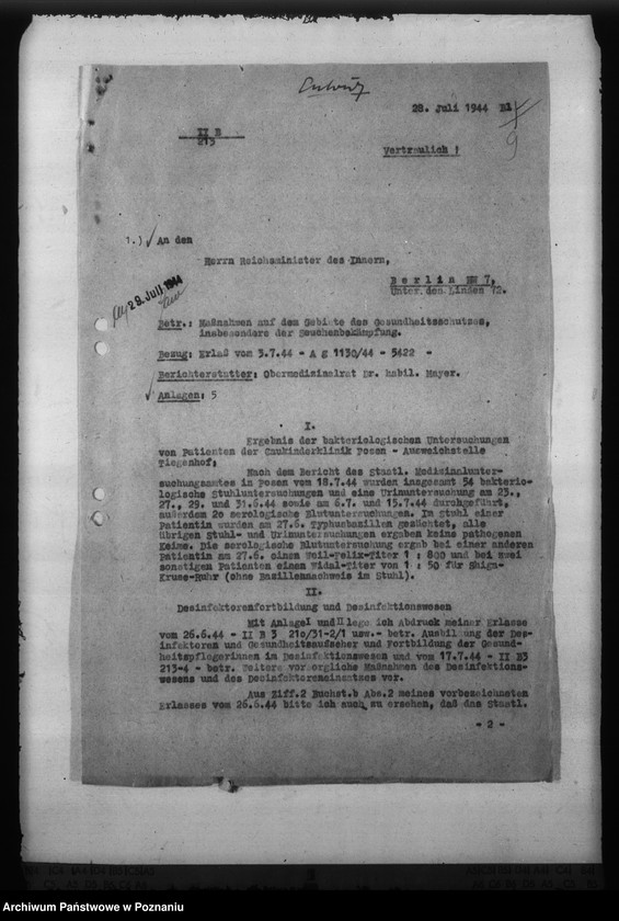 Obraz 13 z jednostki "Massnahmen zur Seuchenbekämpfung"