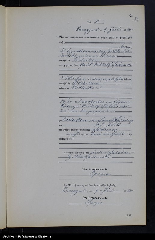image.from.unit.number "Sterbe-Neben-Register Nr 1 - 23"