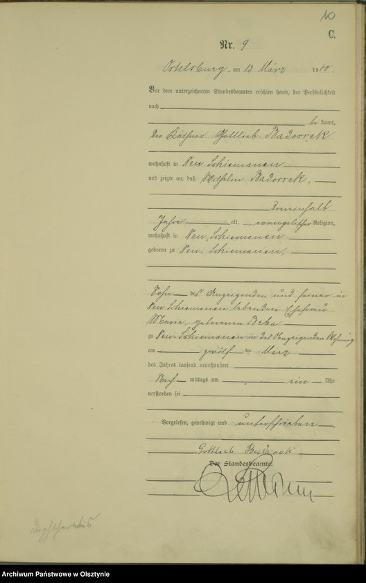 image.from.unit.number "Sterbe-Haupt-Register Nr 1 - 46"