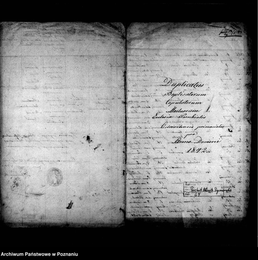 image.from.unit.number "Duplicatus baptisatorum, copulatorum, mortuorum"