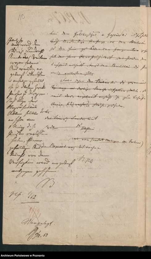 Obraz 13 z jednostki "A. betr. den polnischen Emigranten Josef Felix Bielicki Hauslehrer beim Fürsten Czartoryski"