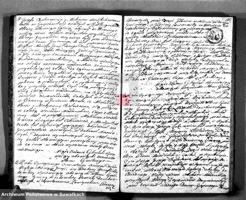 Obraz 8 z jednostki "Ta księga Małżeństw Honorowa Parafij Liszkowskiey"