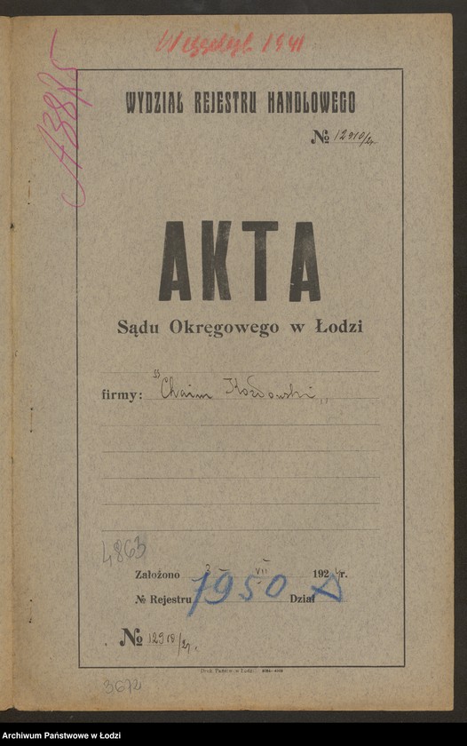 Obraz 2 z jednostki "Chaim Kozłowski- sprzedaż żelaza"