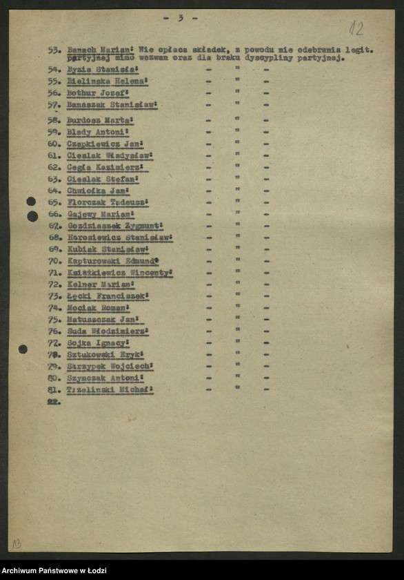 Obraz 13 z jednostki "Koło kolejowe PPS Ostrów Wielkopolski- sprawozdania, protokoły zebrań międzypartyjnych"