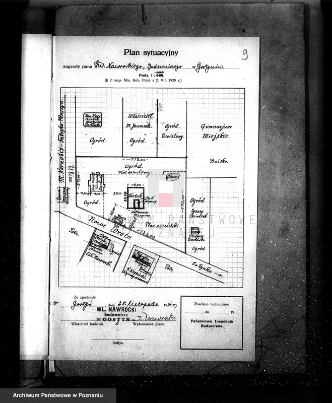 Obraz 13 z jednostki "Zatwierdzenie zakładu przemysłowego /odlewni żelaza/ Fr. Janaszewski w Gostyniu"