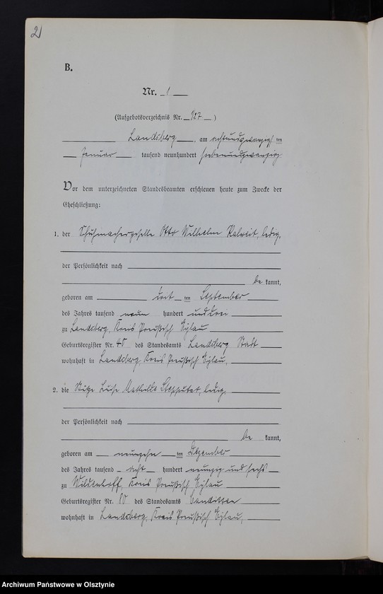 image.from.unit.number "Heiraths-Neben-Register Nr 1 - 9 [ Księga małżeństw- wtóropis ]"