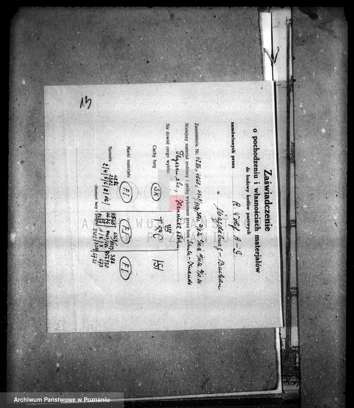 Obraz 17 z jednostki "Fabryka mebli własność. E. Woltmann i Ska. w Rogoźnie nr woj. kotła 6012"