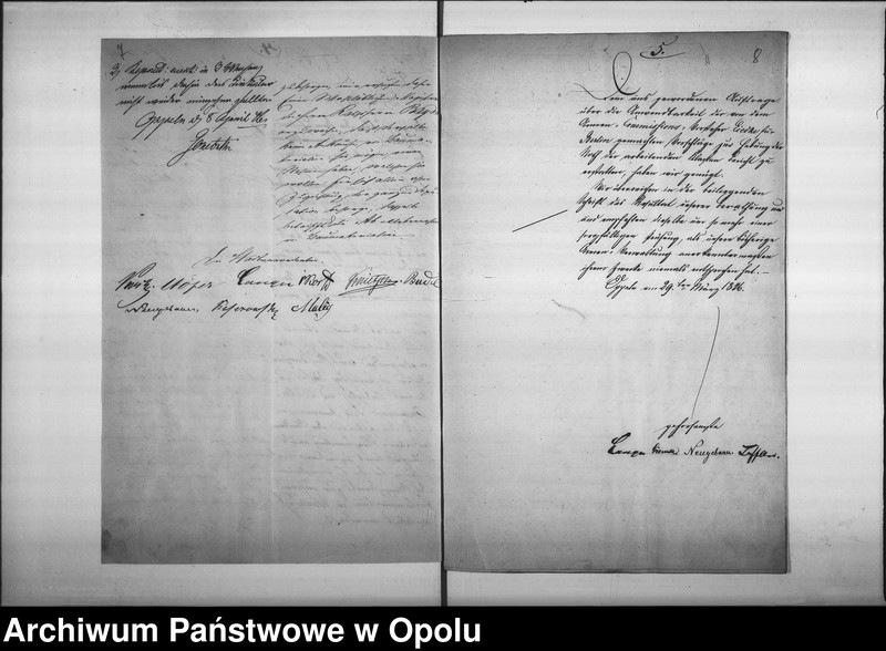 Obraz 10 z jednostki "Acta des Magistrats zu Oppeln betreffend die Verbesserung des Armenwesens anno 1846"