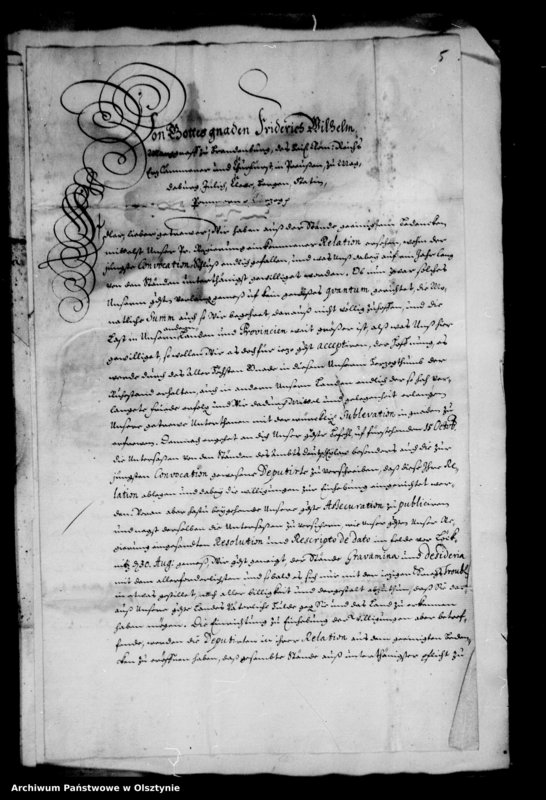 image.from.unit.number "Acta betreffend die von der Convocation der Landstände bewilligte erhöhte Accis, Kopfgelder, Biersteuer und Hubenschoss, und Festsetzung einer neuen Zusammenkunft zwecks Abfertigung der Reassumptiones, Relationen in den Provinzen und Assecuration"