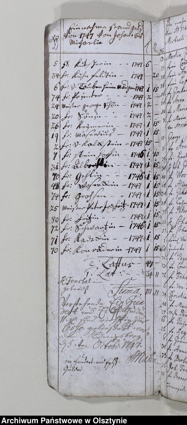 image.from.unit.number "Berechnung der Bänken-Stände. Erd-und Glocken- Geld"
