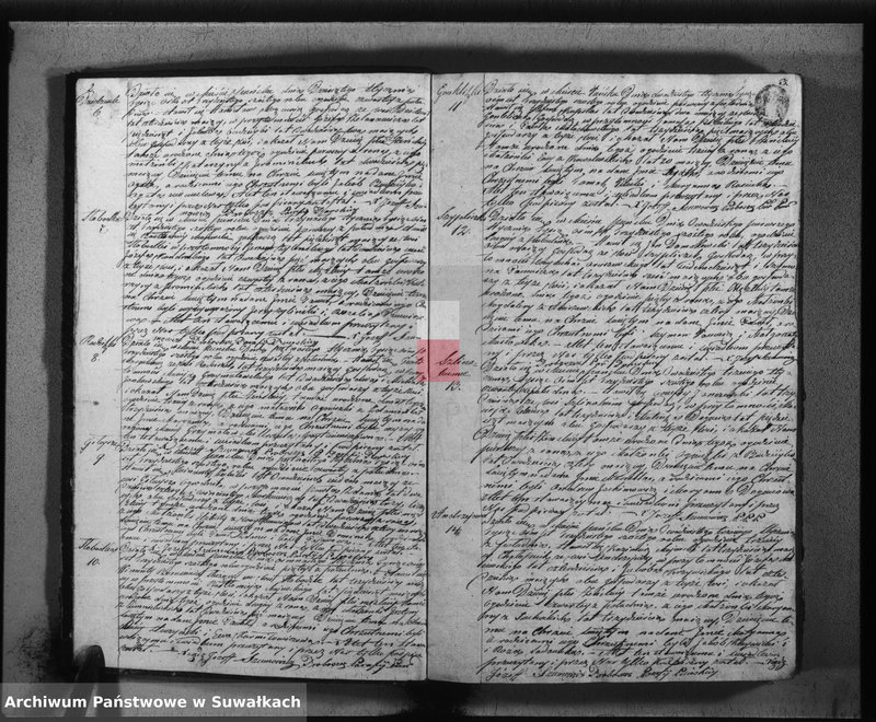 image.from.unit.number "Duplikat urodzonych, zaślubionych i umarłych parafii puńskiey roku 1836"