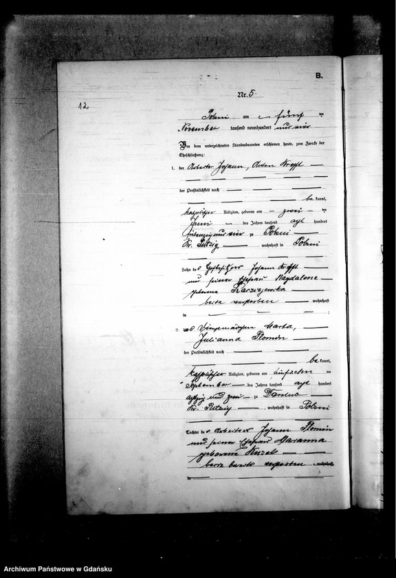 image.from.unit.number "Księga małżeństw"