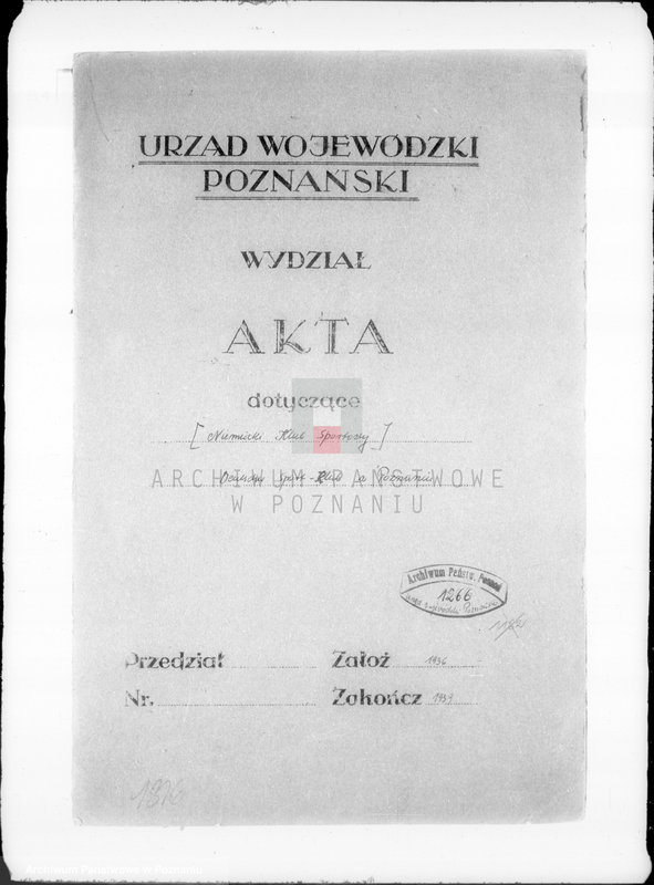 Obraz 4 z jednostki "/Niemiecki Klub Sportowy w Poznaniu/"