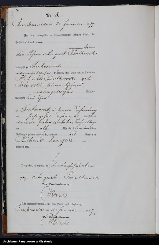 image.from.team "Urząd Stanu Cywilnego w Księżym Lasku pow. szczycieński"