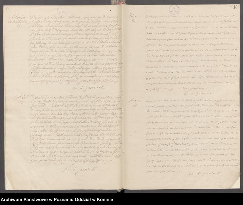 Obraz 19 z jednostki "Księga akt urodzeń, małżeństw, zgonów za 1918 rok"