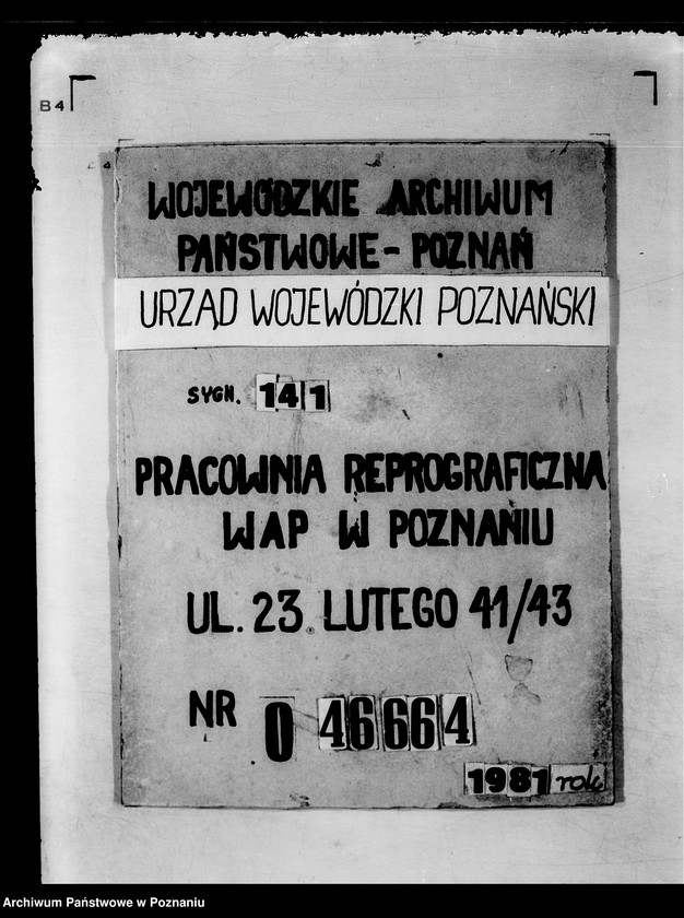 Obraz 1 z jednostki "Zbiór /sprawozdań do Ministerstwa Spraw Wewnętrznych dotyczące nadania obywatelstwa polskiego obywatelom czechosłowackim"