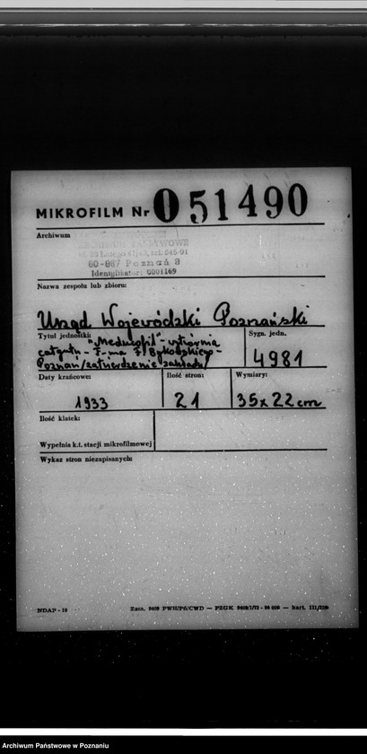 Obraz 2 z jednostki ""Meducofil" wytwórnia catgutu Firma F. Bykowskiego Poznań /zatwierdzenie zakładu/"