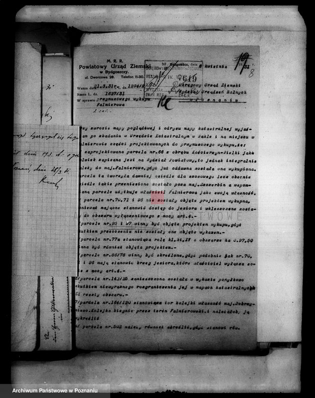 Obraz 12 z jednostki "Majątek Falmierowo powiatu wyrzyskiego przymusowy wykup Hans Ramm"