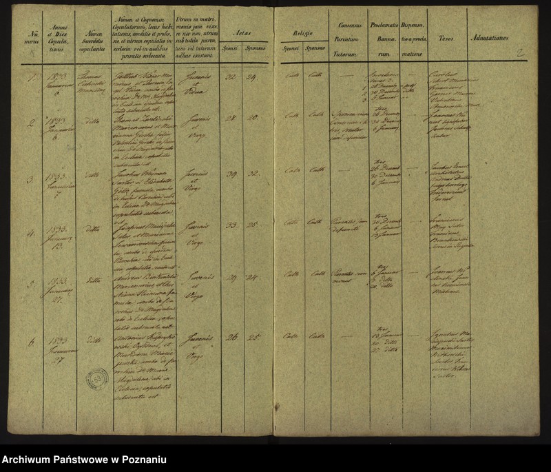 Obraz 4 z jednostki "Księga małżeństw"