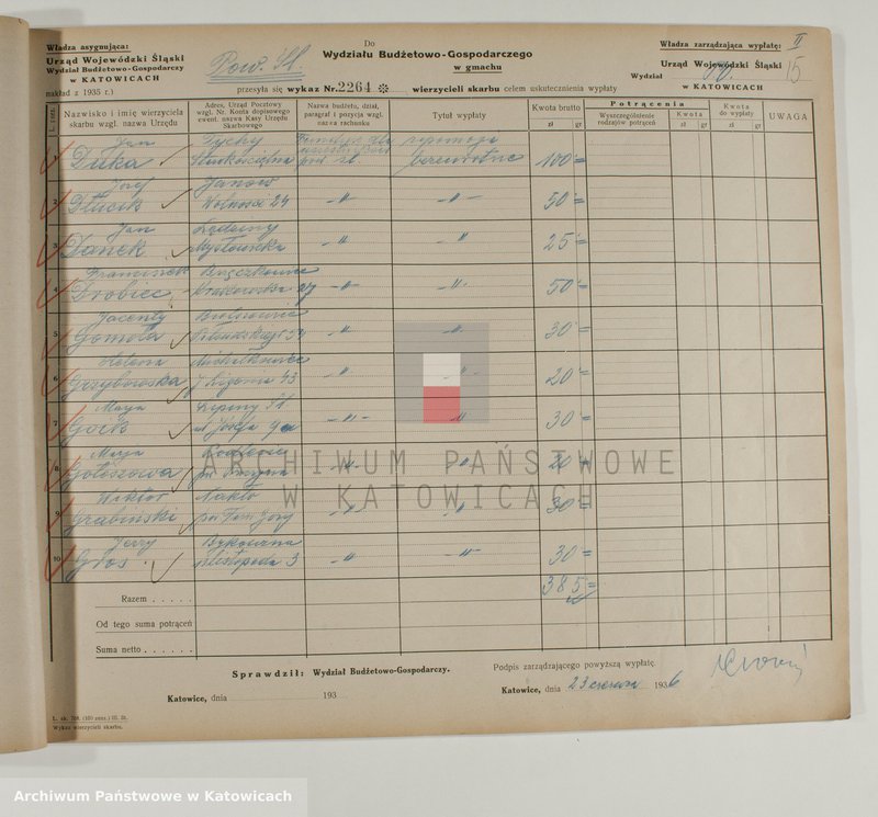 image.from.unit.number "Fundusz pomocy dla uczestników powstań śląskich, t. I"