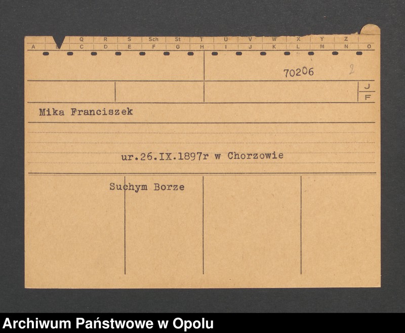 Obraz 4 z jednostki "[Zuber Anna, ur. 26.12.1919, zam. Sandowitz]"