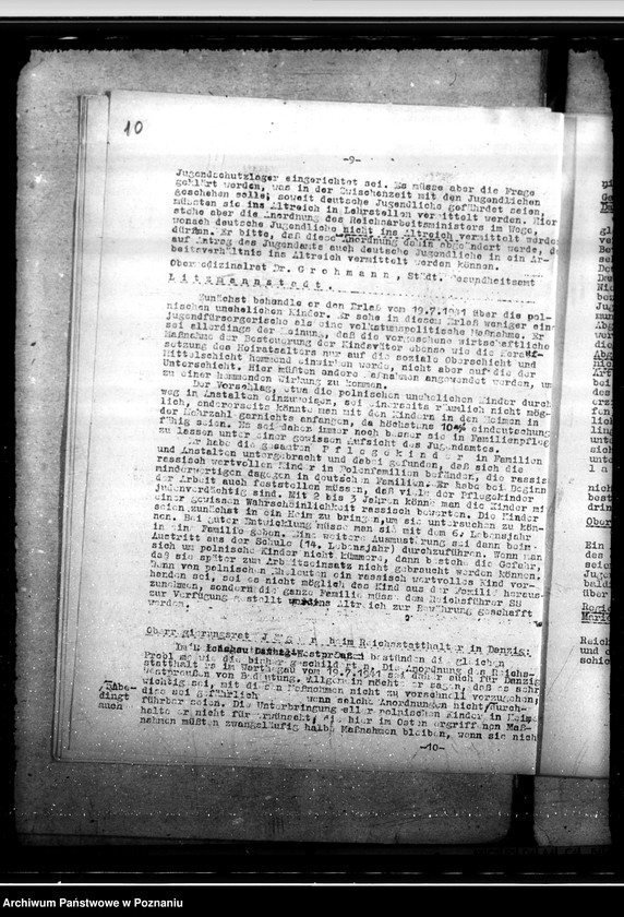 Obraz 14 z jednostki "Besprechungen einer Ministerialkommission über öffentliche Fürsorge und Jugendwohlfahrt in Kalisch"