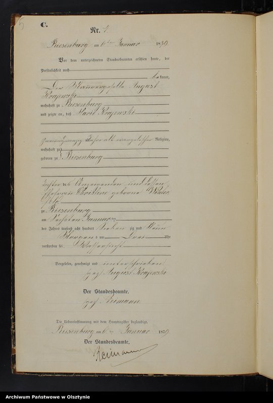 image.from.unit.number "Sterbe-Neben-Register Nr 1 - 125"