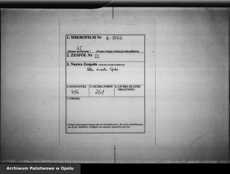 Obraz 2 z jednostki "Acta von Annahme und Vereidung der neuen Bürger bei der Stadt Oppeln"