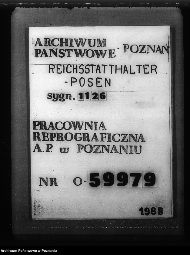 Obraz 1 z jednostki "Ostsperre für polnische Versippte"