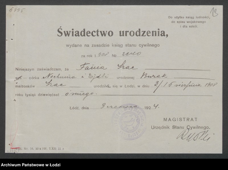 Obraz 15 z jednostki "Laboratorium Magistra N.Szaca, właściciel inż. Aleksander Russak i Szac Sukcesorowie"