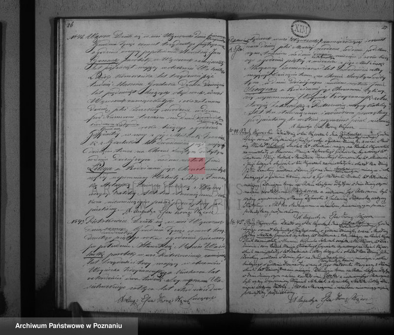 Obraz 16 z jednostki "Księga urodzeń, małżeństw i zgonu"