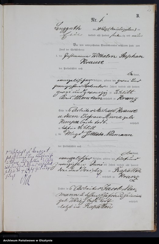 image.from.unit.number "Heiraths-Neben-Register Nr 1 - 8"