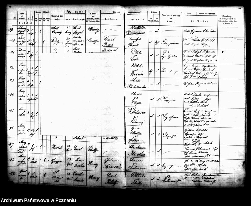 Obraz 7 z jednostki "[Akta ślubów, zgonów, urodzeń i chrztów]"