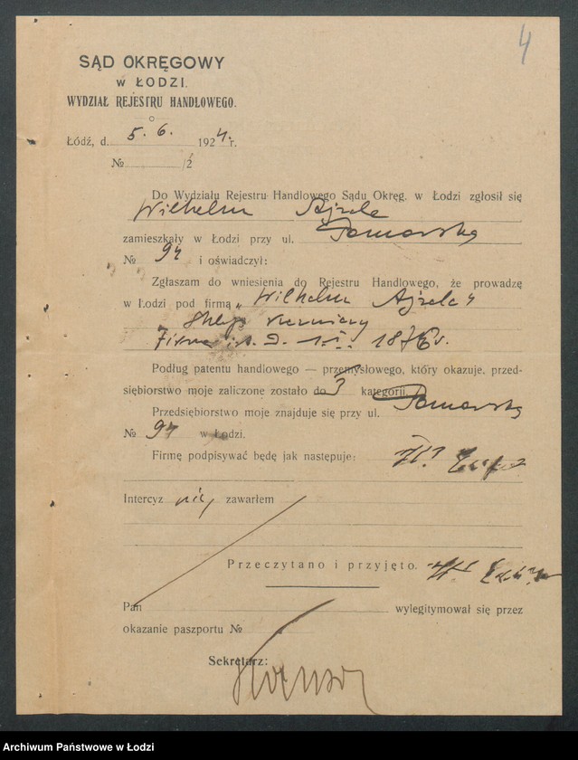 Obraz 6 z jednostki "Wilhelm Ajzele- sklep rzeźniczy"