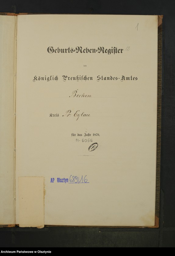 Obraz 3 z jednostki "Geburts-Neben-Register Nr 1 - 39"