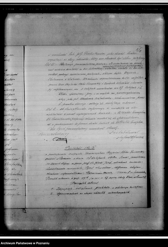 Obraz 20 z jednostki "Książka protokołów Towarzystwa Przyjaźni Polsko-Francuskiej w Poznaniu"