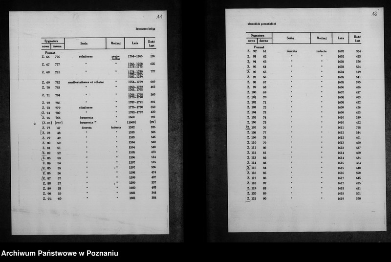 Obraz 8 z jednostki "Dwa listy do Marcina Kościelskiego, regenta (kierownika) kancelarii ziemskiej w Poznaniu, w sprawach kwerendowych."