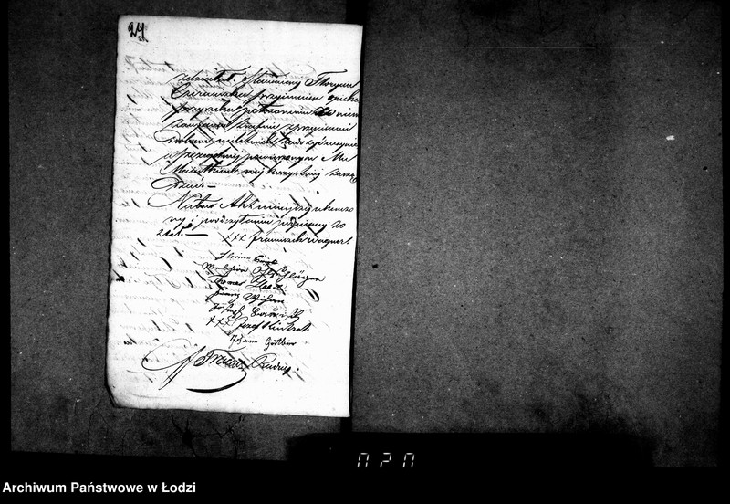 Obraz 19 z jednostki "Akta tyczące się spisu inwentarzy i rad familijnych"