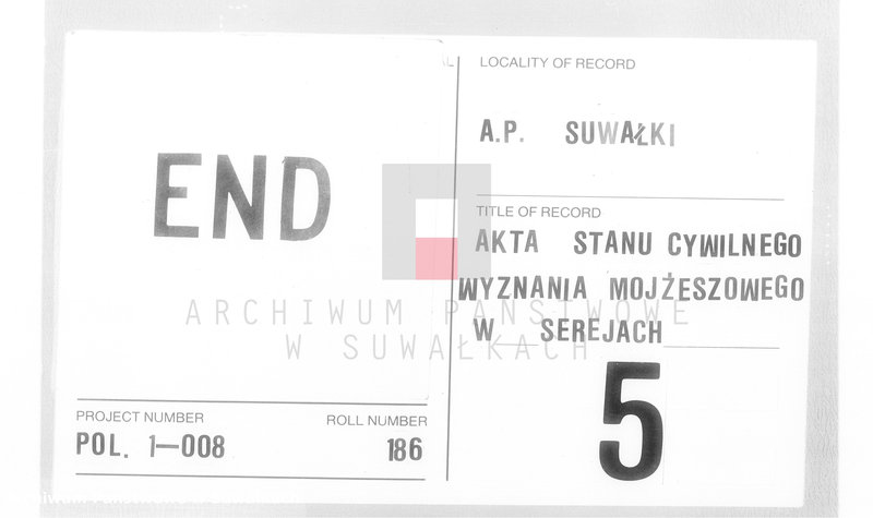 image.from.unit.number "Dokumenty o brakočetavšichsja evrejach v Serejskom božničnom Okruge za 1905 god       ."